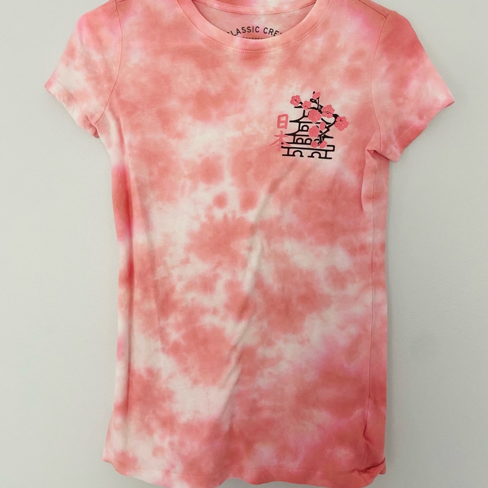 Aeropostale pink Tie-Dye Dojo Juniors XS T-shirt